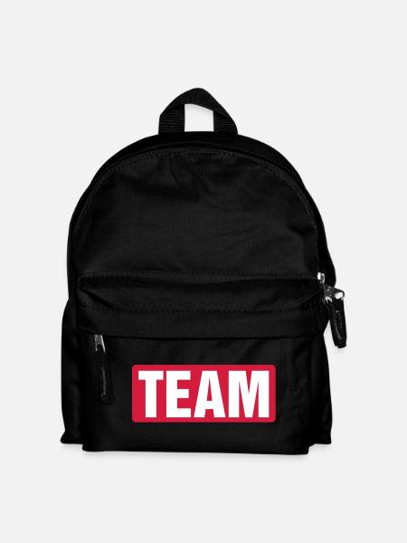 Team - Kinder Rucksack - Schwarz