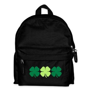 3 4 leaf clovers - Sac à dos Enfant - noir - Devant