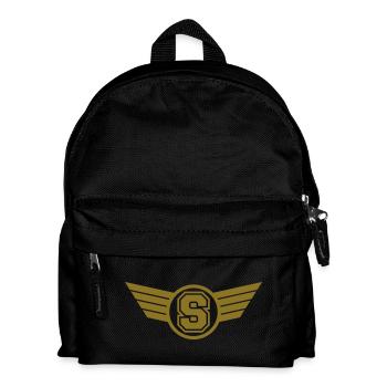 S Design - Kids' Backpack - black - Front