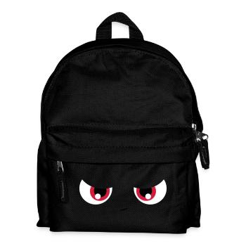 lustiges Gesicht - Kinder Rucksack - Schwarz - Vorne
