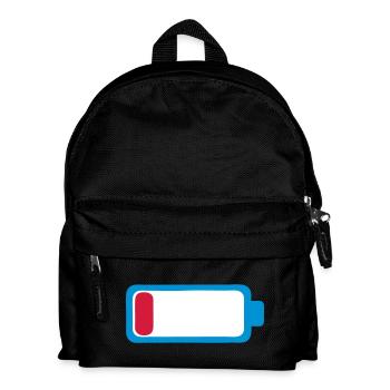 batterie decharge vide faible icone 1701 - Sac à dos Enfant - noir - Devant