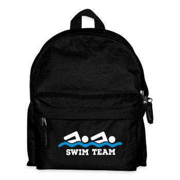 swim - Kids' Backpack - black - Front