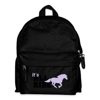 all ride - Kinder Rucksack - Schwarz - Vorne