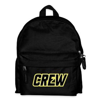 Crew - Kinder Rucksack - Schwarz - Vorne