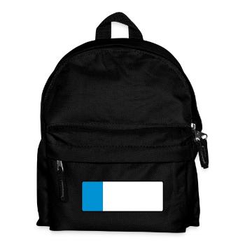 _blank_kurz - Kids' Backpack - black - Front