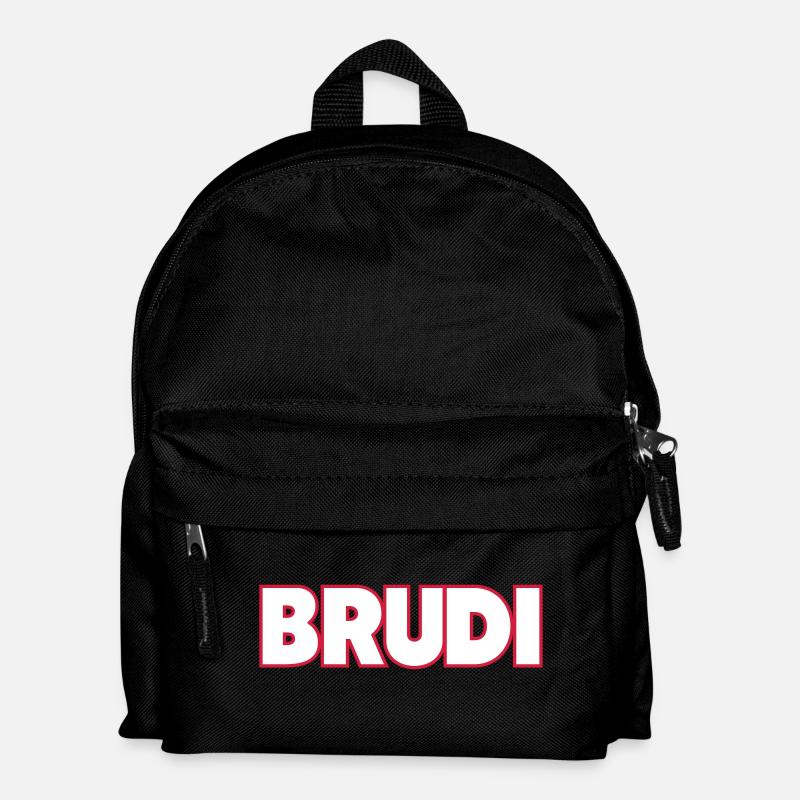 Brudi - Kinder Rucksack - Schwarz