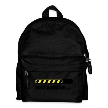 Ladebalken PC loading Computer Download - Kinder Rucksack - Schwarz - Vorne