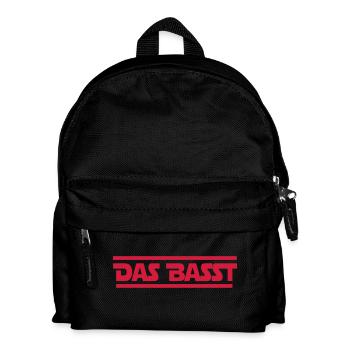 Bassist - Kinder Rucksack - Schwarz - Vorne