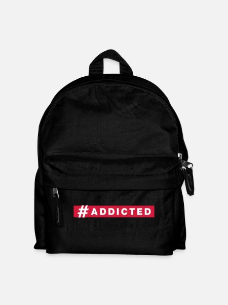 #addicted - Kinder Rucksack - Schwarz
