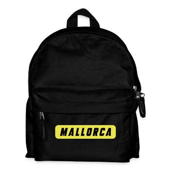 Mallorca - Kinder Rucksack - Schwarz - Vorne