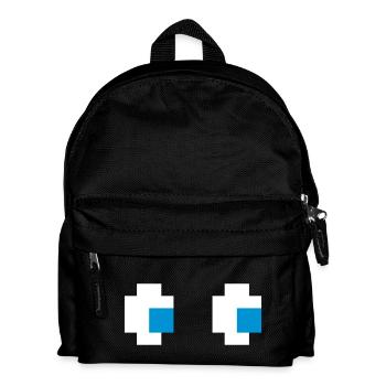 Ghost Eyes Ghost Eyes Comic Computer Game Console - Kids' Backpack - black - Front