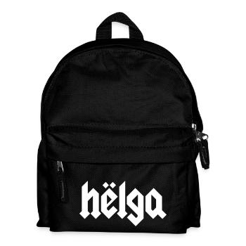 Helga - Kinder Rucksack - Schwarz - Vorne