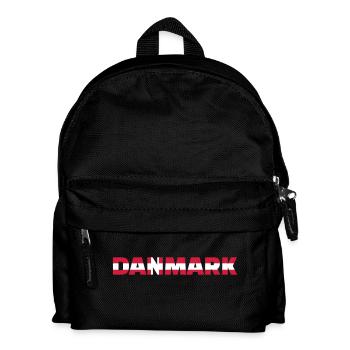 Dänemark - Kinder Rucksack - Schwarz - Vorne