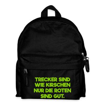 Landwirt Shirt - Lustiges Bauer Bäuerin Geschenk - Kinder Rucksack - Schwarz - Vorne