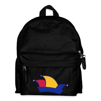 Karneval - Kinder Rucksack - Schwarz - Vorne