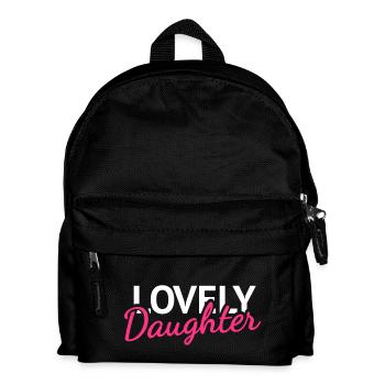 Lovely Daughter - Kids' Backpack - black - Front