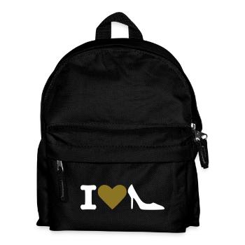 I love Shoes - Kids' Backpack - black - Front