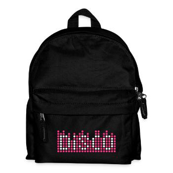 disco 2c equalizer DE - Kinder Rucksack - Schwarz - Vorne