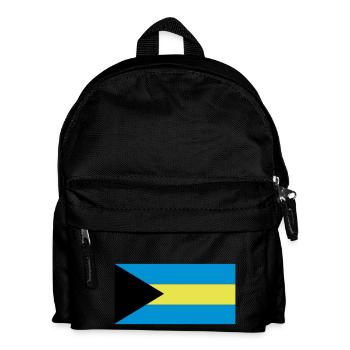 Drapeau des Bahamas - Sac à dos Enfant - noir - Devant