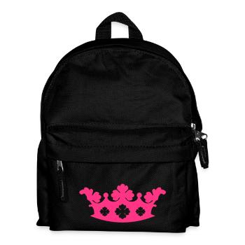 Crown de - Kinder Rucksack - Schwarz - Vorne