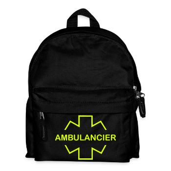 ambulancier entreprise logo - Sac à dos Enfant - noir - Devant