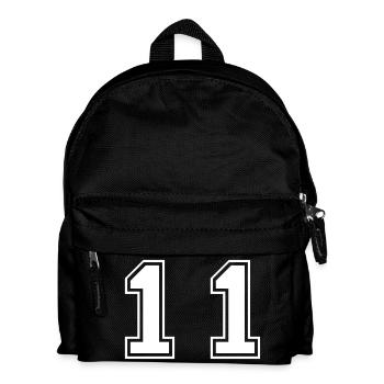 11 - Kinder Rucksack - Schwarz - Vorne