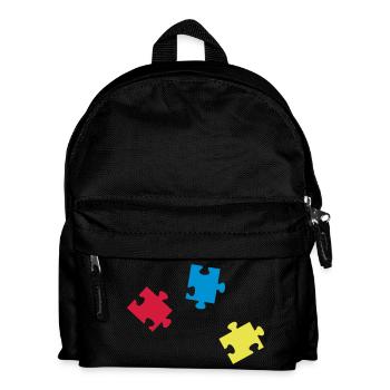 puzzle_teile_tk3 - Kids' Backpack - black - Front