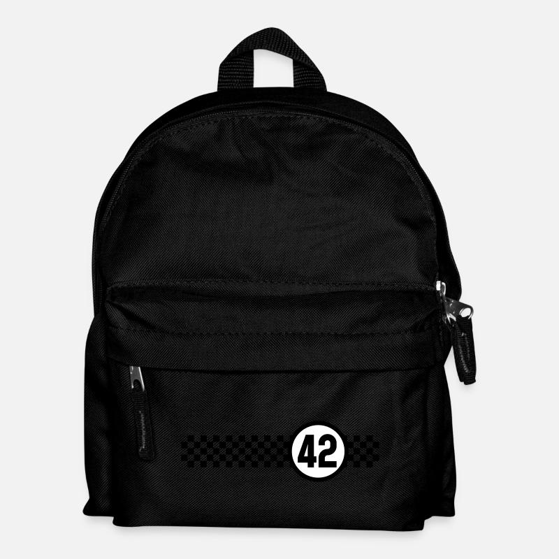 Racing 42 - Kinder Rucksack - Schwarz