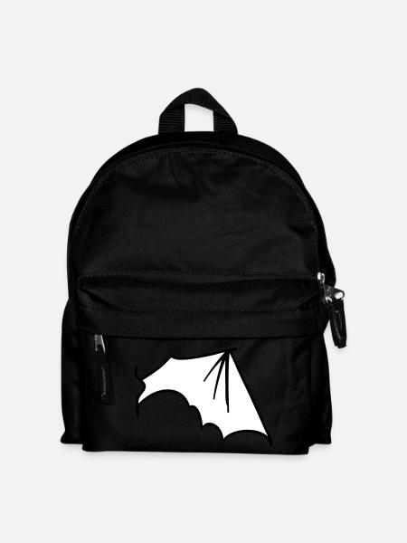 batwing_right - Kids' Backpack - black