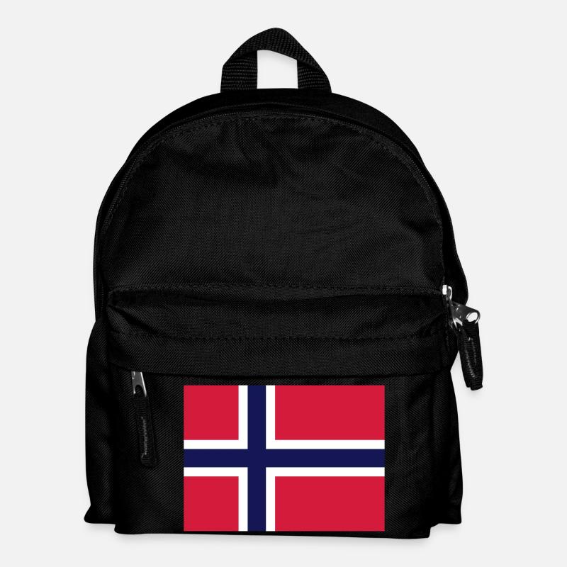 Drapeau de la Norvège - Sac à dos Enfant - noir