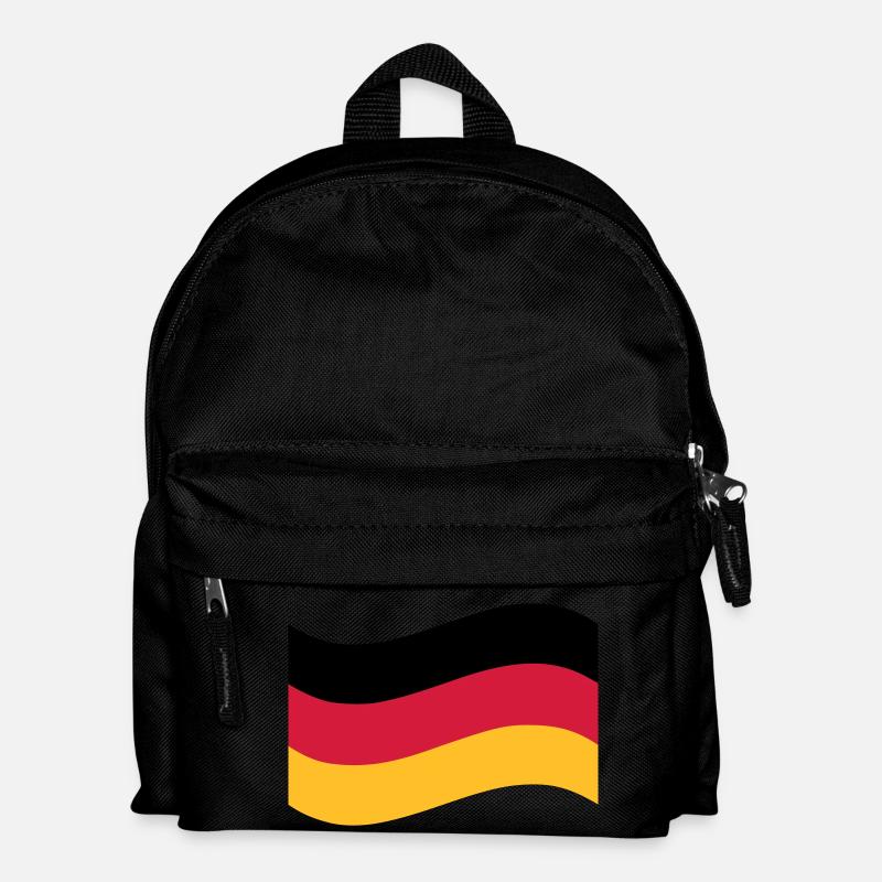 Deutschland - Kinder Rucksack - Schwarz