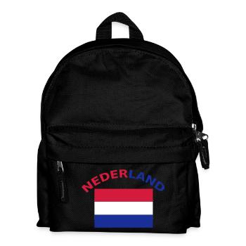Holland, Netherlands, flag, flag - Kids' Backpack - black - Front