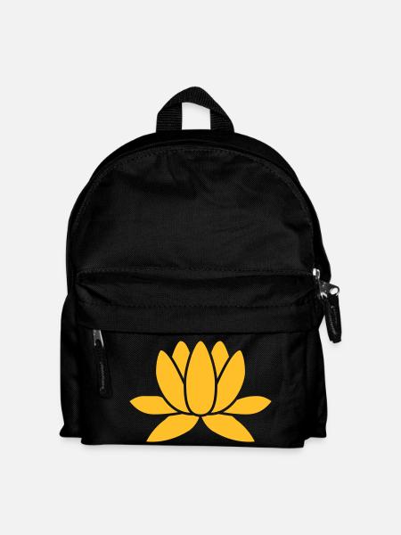 lotus flower - Kids' Backpack - black
