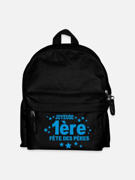 joyeuse première fête des pères - Sac à dos Enfant - noir
