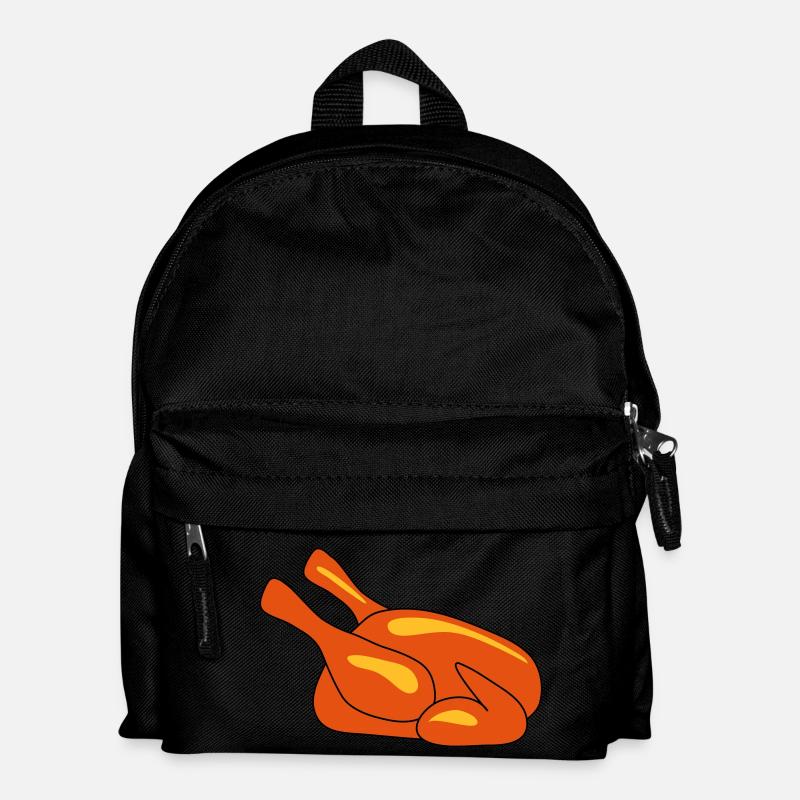 Hähnchen - Kinder Rucksack - Schwarz