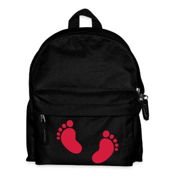 Baby feet - Kids' Backpack - black - Front