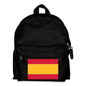 National Flag Of Spain - Kids' Backpack - black - Front