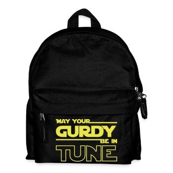kann in Ihrer Leier tune - Kinder Rucksack - Schwarz - Vorne