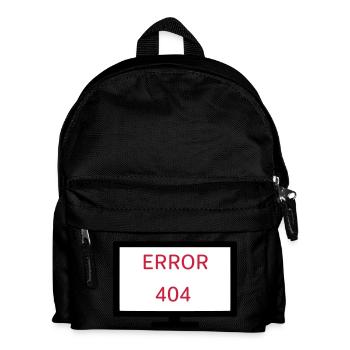 Erreur informatique 404 - Sac à dos Enfant - noir - Devant