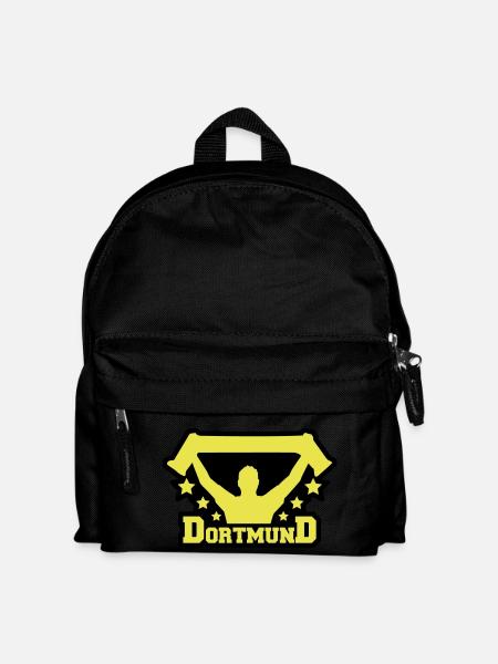 dortmund_fan_r2 - Kinder Rucksack - Schwarz