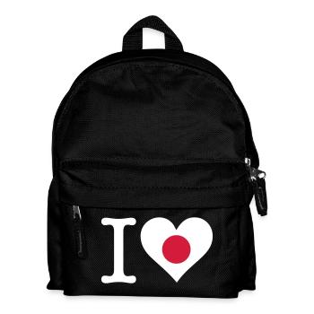 I Love Japan - Kids' Backpack - black - Front