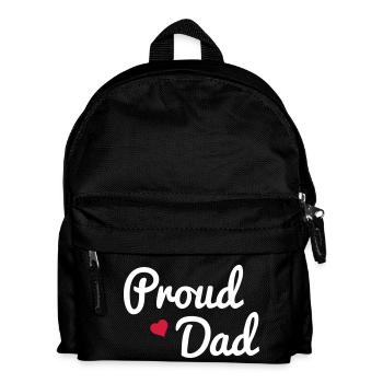 Proud Dad - Kids' Backpack - black - Front