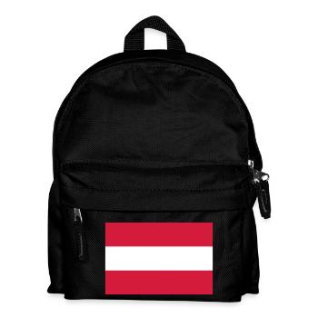 Österreich - Kinder Rucksack - Schwarz - Vorne
