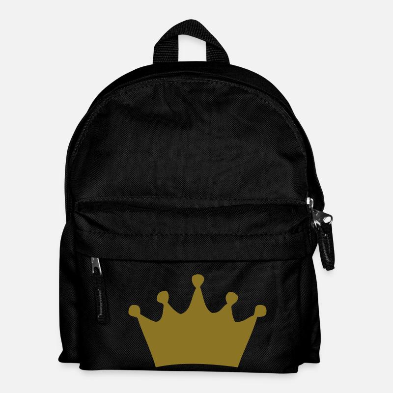 Krone - Kinder Rucksack - Schwarz