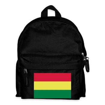 Bolivia flag / Drapeau Bolivie - Sac à dos Enfant - noir - Devant