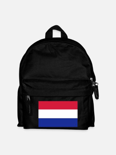 Netherlands flag - Kids' Backpack - black