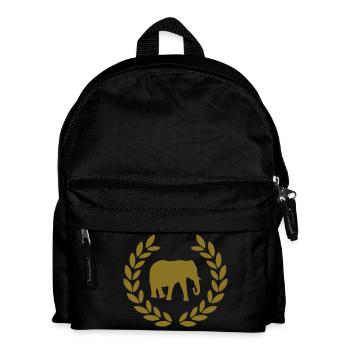 elefant deluxe - Kids' Backpack - black - Front
