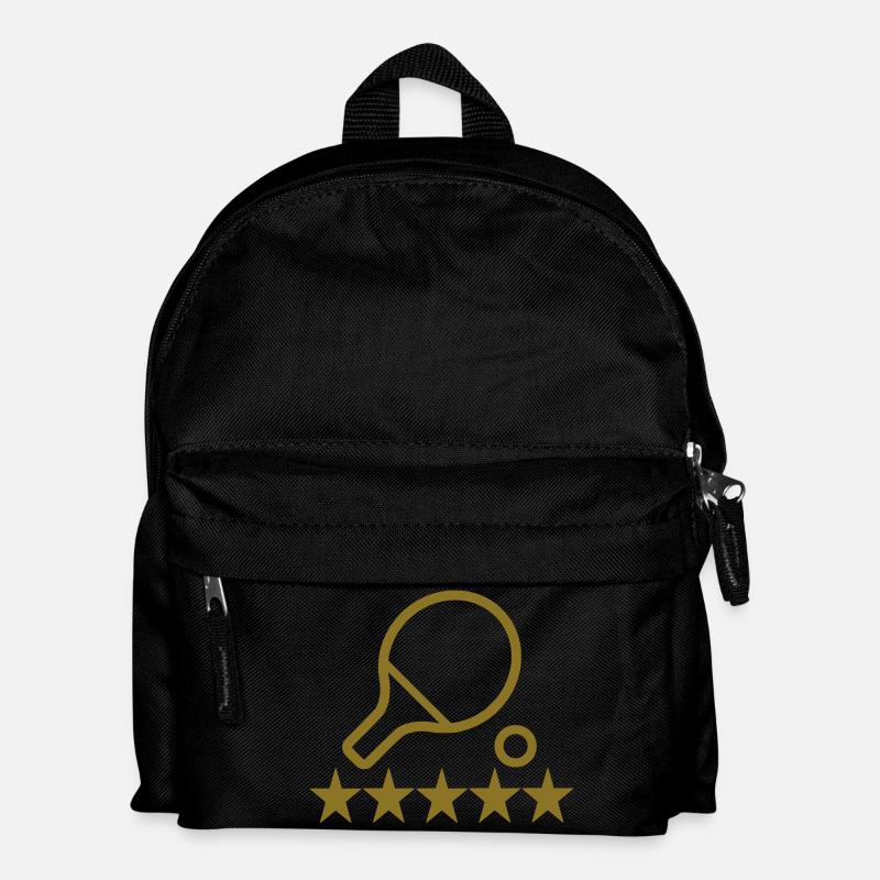 Tischtennis - Kinder Rucksack - Schwarz