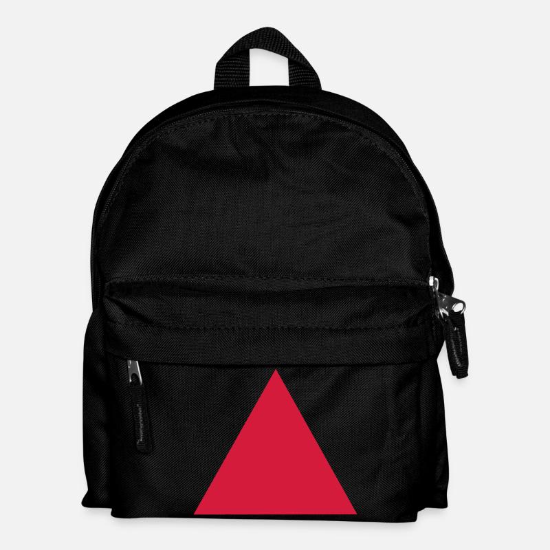 hier_ist_vorne - Kinder Rucksack - Schwarz