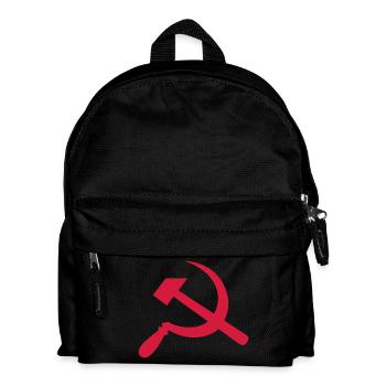 Hammer und Sichel - Kinder Rucksack - Schwarz - Vorne